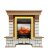 Каминокомплект Royal Flame Pierre Luxe - Дуб / Белый с очагом Fobos FX M Brass