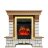 Каминокомплект Royal Flame Pierre Luxe - Дуб / Белый с очагом Majestic FX Brass