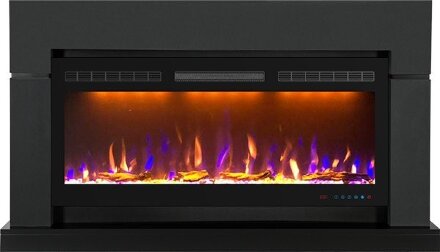 Каминокомплект Royal Flame Lindos Graphite Grey (Ширина 1470мм) с очагом Crystal 40 RF