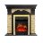 Каминокомплект Royal Flame Dublin - Венге / Сланец с очагом Majestic FX Brass