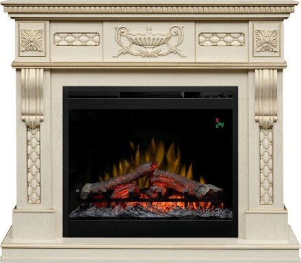 Каминокомплект Dimplex Corsica - Слоновая кость с патиной с очагом Symphony 26&#039;&#039; DF2624-L