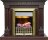 Каминокомплект Dimplex Dallas - Темный дуб с очагом Danville Antique Brass FB2