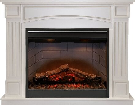 Каминокомплект Dimplex Boston - Алебастр с очагом Symphony 26&#039;&#039; DF2608-INT