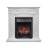 Каминокомплект Royal Flame Sorrento угловой - Белый дуб с очагом Fobos FX Black
