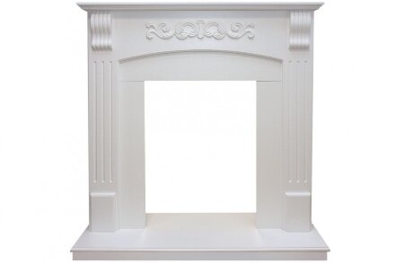 Каминокомплект Royal Flame Sorrento угловой - Белый дуб с очагом Fobos FX Black