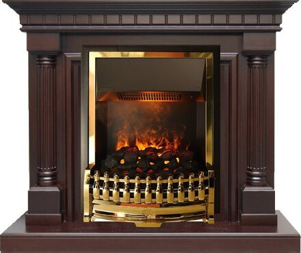 Каминокомплект Dimplex Dallas - Темный дуб с очагом Atherton