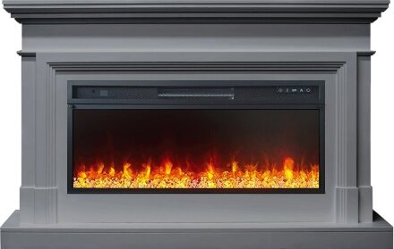 Каминокомплект Royal Flame Coventry - Серый (Ширина 1400 мм) с очагом Vision 42 LED