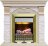 Каминокомплект Dimplex Dublin - Слоновая кость / Сланец крем с очагом Danville Antique Brass FB2