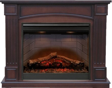 Каминокомплект Dimplex Boston - Махагон коричневый антик с очагом Symphony 26&#039;&#039; DF2608-INT