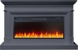 Каминокомплект Royal Flame Coventry - Серый графит (Ширина 1400 мм) с очагом Vision 42 LED