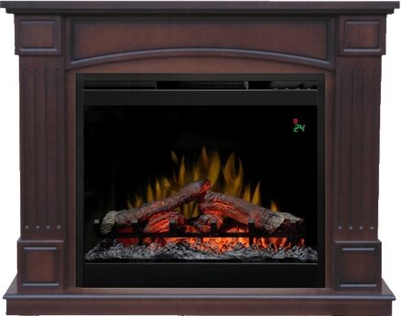 Каминокомплект Dimplex Boston - Махагон коричневый антик с очагом Symphony 26&#039;&#039; DF2624-L