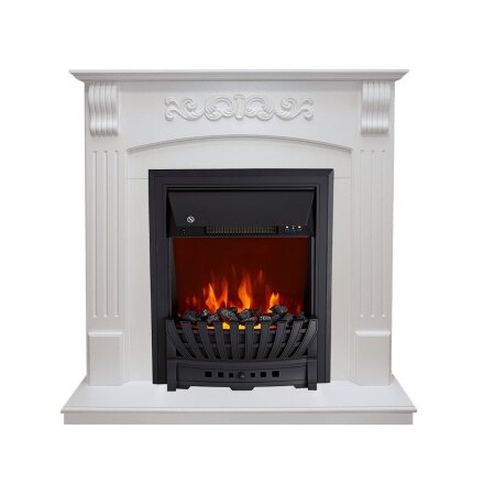 Каминокомплект Royal Flame Sorrento - Белый дуб с очагом Aspen Black