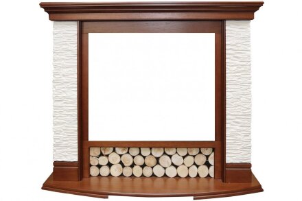 Каминокомплект Dimplex Country - Орех/Сланец белый с очагом Symphony 26&#039;&#039; DF2608-INT