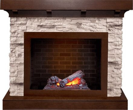 Каминокомплект Dimplex Chalet - Темный дуб/Сланец с очагом Cassette 400 NH