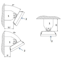 Zilon МКО-1 Кронштейн поворотный для ИК IR-0.6SN3, IR-0.8SN3, IR-1.0SN3, IR-1.4SN3, IR-1.5SN3