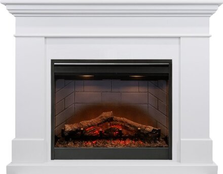 Каминокомплект Dimplex California - Белый (Высота 1005мм) с очагом Symphony 26&#039;&#039; DF2608-INT