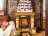 Каминокомплект Dimplex Pierre Luxe - Темный дуб / Сланец с очагом Danville Antique Brass FB2