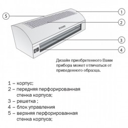 Zilon ZVV-0.6E3M тепловая завеса