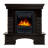 Портал Firelight Pietra Nuovo Classic сланец чёрный, шпон венге