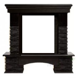 Портал Firelight Pietra Nuovo Classic сланец чёрный, шпон венге