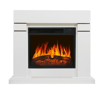 Каминокомплект Royal Flame Lindos - Белый (Высота 915 мм) с очагом Vision 23 LED FX