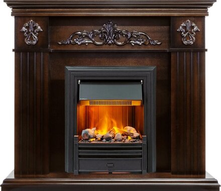 Каминокомплект Dimplex Provence - Коньяк с очагом Brookline Black