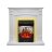 Каминокомплект Royal Flame Sorrento - Белый дуб с очагом Majestic FX M Brass