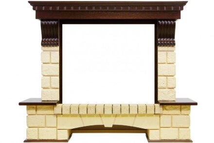Каминокомплект Dimplex Pierre Luxe - Темный дуб / Шампань (Высота 1004мм) с Symphony 26&#039;&#039; DF2624-L