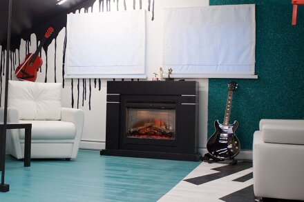 Каминокомплект Dimplex Lindos - Белый (Высота 985мм) с очагом Symphony 26&#039;&#039; DF2608-INT