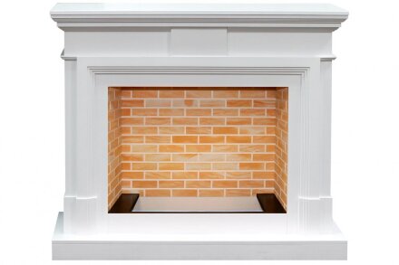 Каминокомплект Dimplex Coventry - Белый / Кирпич  с очагом Cassette 400 NH