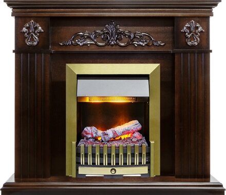 Каминокомплект Dimplex Provence - Коньяк с очагом Danville Antique Brass FB2