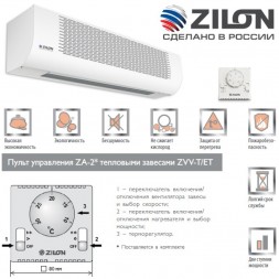 Zilon ZVV-1E6T тепловая завеса