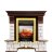 Каминокомплект Royal Flame Pierre Luxe - Темный дуб / Белый с очагом Fobos FX M Brass
