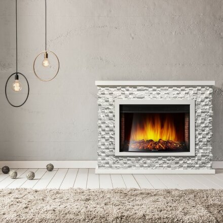 Портал Electrolux Quadro 25 камень песчаник античный белый, белая эмаль
