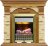 Каминокомплект Dimplex Dublin -  Дуб / Сланец с очагом Danville Antique Brass FB2