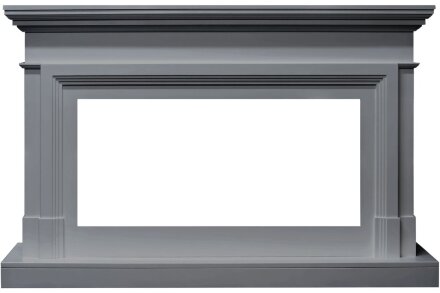 Каминокомплект Royal Flame Coventry - Серый (Ширина 1400 мм) с очагом Vision 42 LOG LED